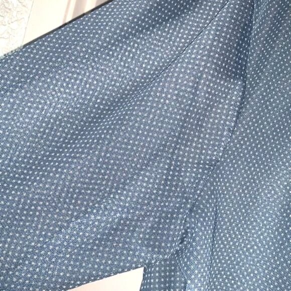 One More Thyme Womens Sheer Blue Duster Cardigan Size 2X - Picture 4 of 9